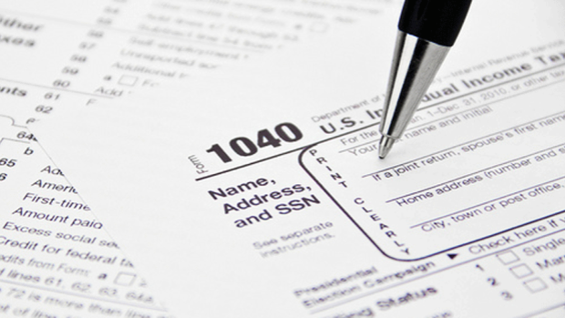 IRS 1040 tax form