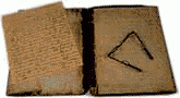 Mary Lyon Archive: Mary Lyon's glasses and writing tablet. 