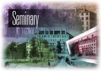 Mary Lyon Archive: Composite image of seminary building photos.